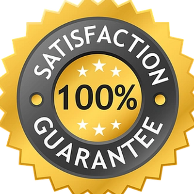 100% satisfaction guarantee logo