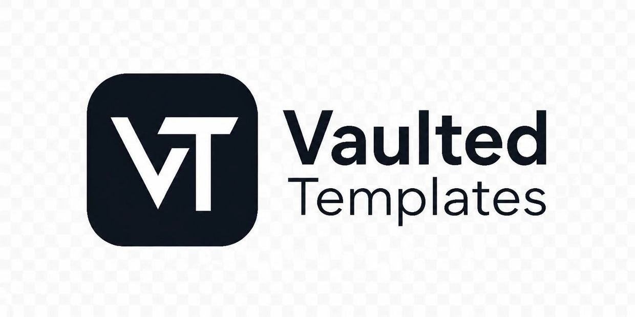 Logo of Vaulted Templates with stylized VT initials.