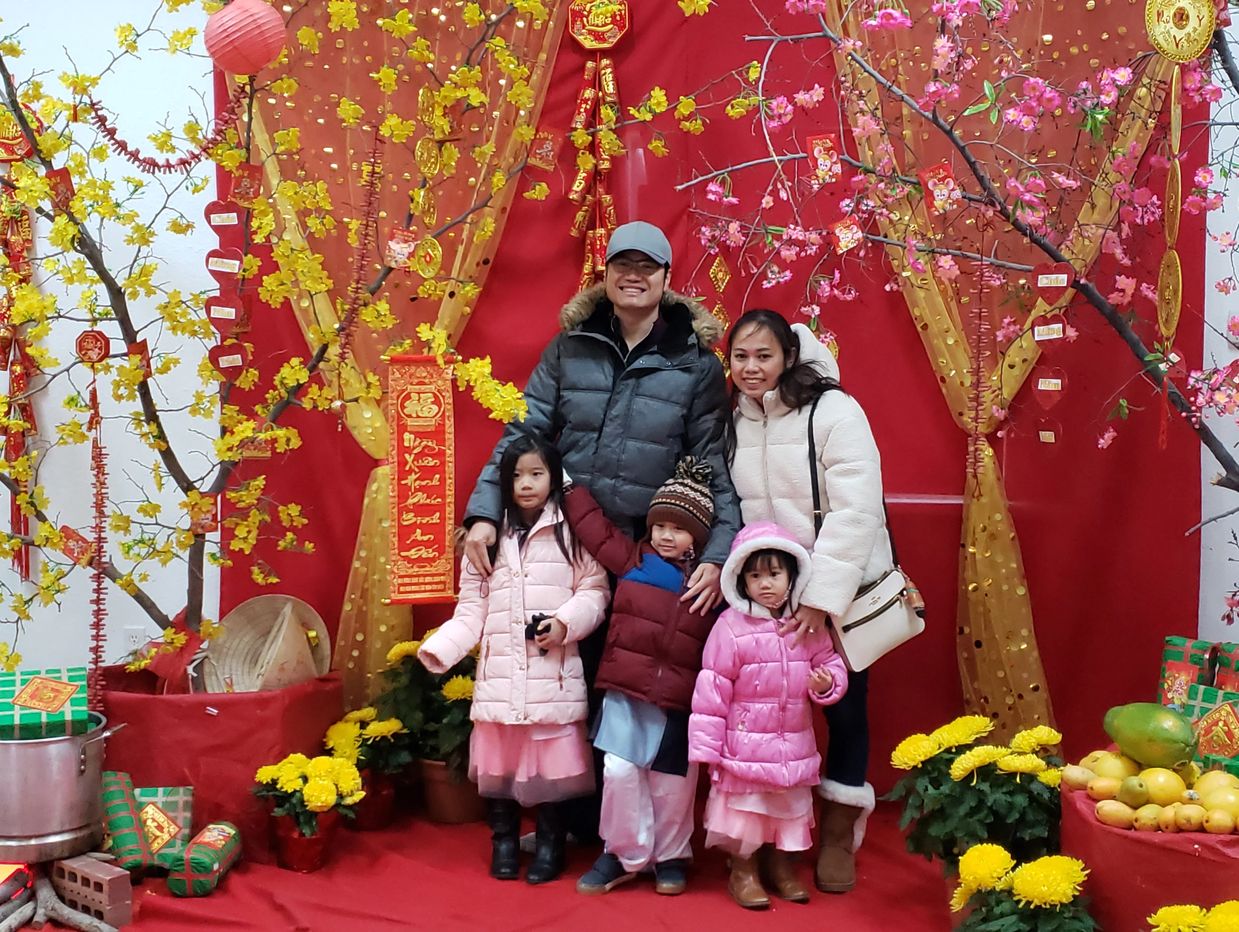 Meet Minh Hong's little family