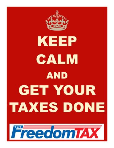 Keep calm and get your taxes done