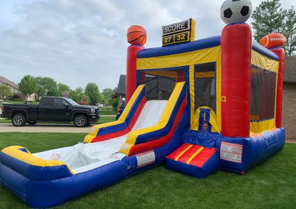 INFLATABLE WATER SLIDE & BOUNCE HOUSE