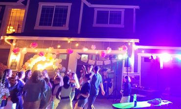 Party DJ having a great time with our Event DJ lights!