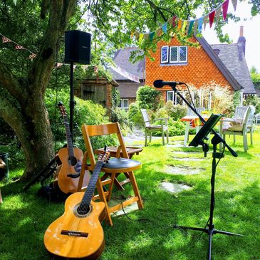 live music garden party
