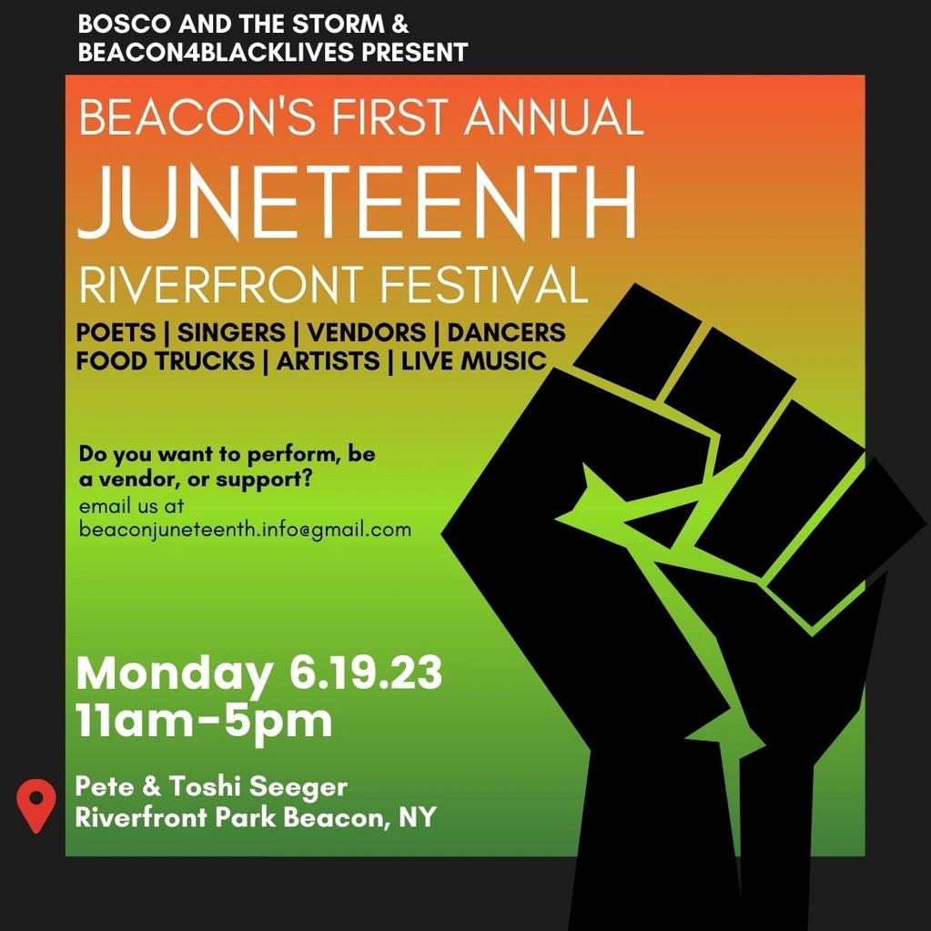 Monday Juneteenth I'm turning up in Beacon