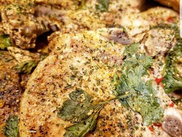 Herb Encrusted Pork Chops