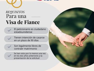 Si tu pareja es ciudadano americano (a), puedes tramitar una visa de fiance, y vivir en EUA.