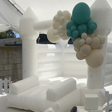 8 x 8 White Bounce House