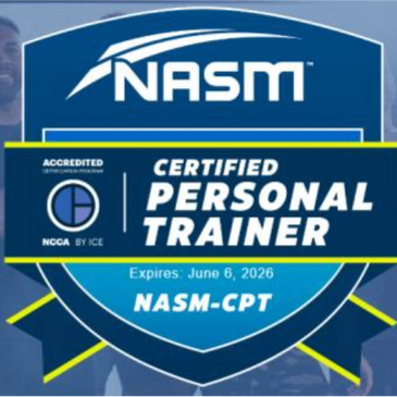 Kim is NASM certified personal trainer.