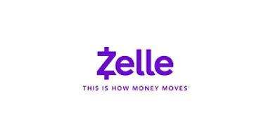 The logo for the Zelle money service.