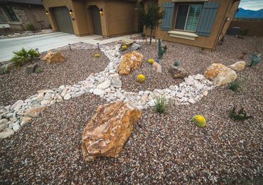 Variety of Size Boulders are available and will be used in your Landscape Design. Santa Fe Gold Boul
