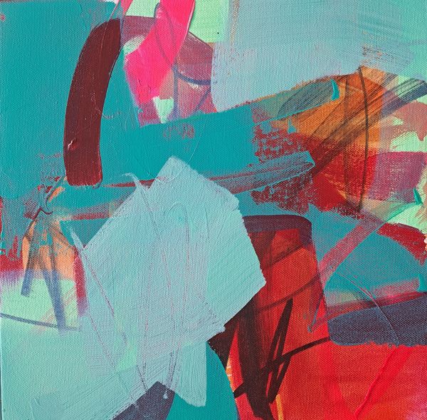 Emphasis on opacity and transparency. Image wraps around all 4 sides