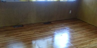 Hardwood floor home remodel, new flooring.