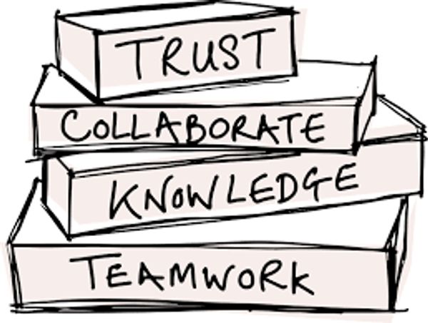 stack of books beliefs mission vision