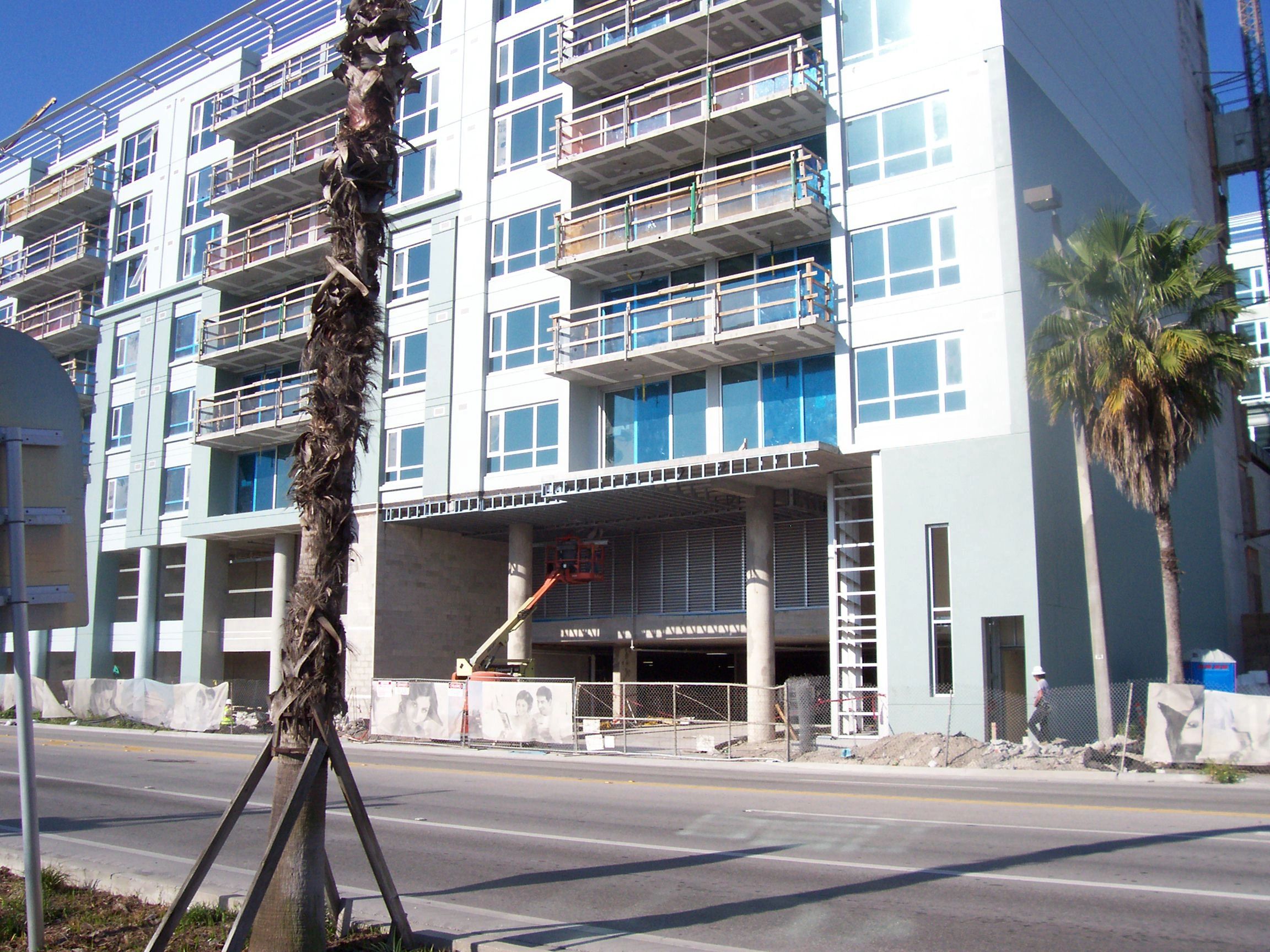 Place at Channel Side condos Tampa Florida IN Fill Rhino Wall Systems.