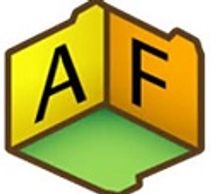 A three-dimensional cube with letters A and F on yellow faces.