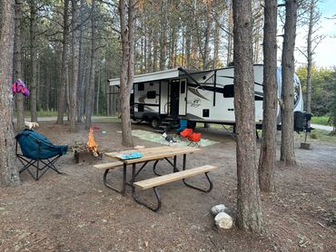 Neys Provincial Park, campsite 3 of Area 1