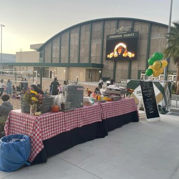 Buffet Set-Up Catering Service @ Cal Poly San Luis Obispo