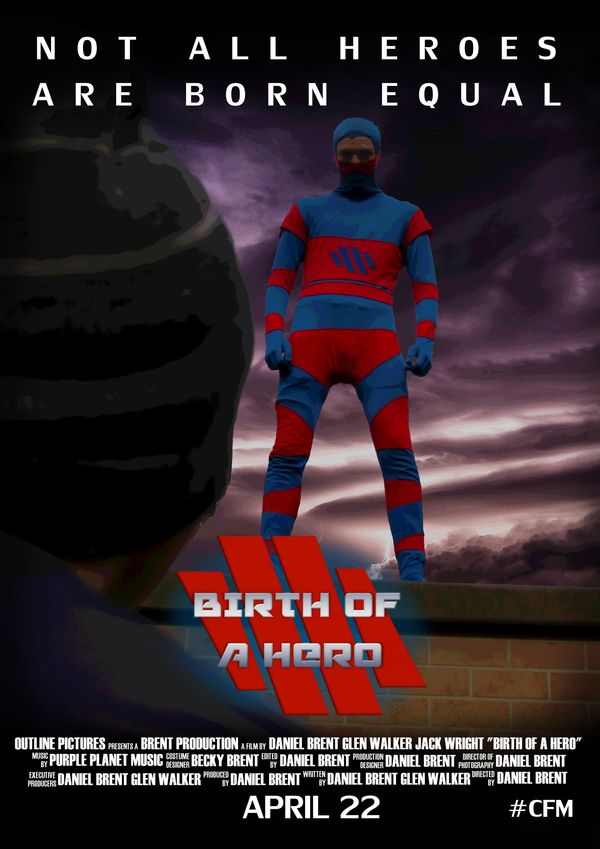 Promotional poster I designed for Birth of a Hero (2017).