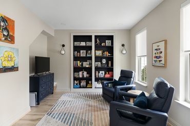 Custom living room in a custom home in Richmond VA