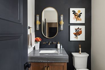 Custom bathroom in a custom home in Richmond VA