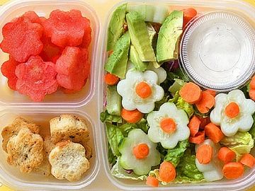 Fresh school lunch