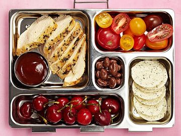 Fresh school lunch