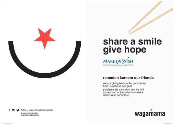 wagamama restaurant campaign