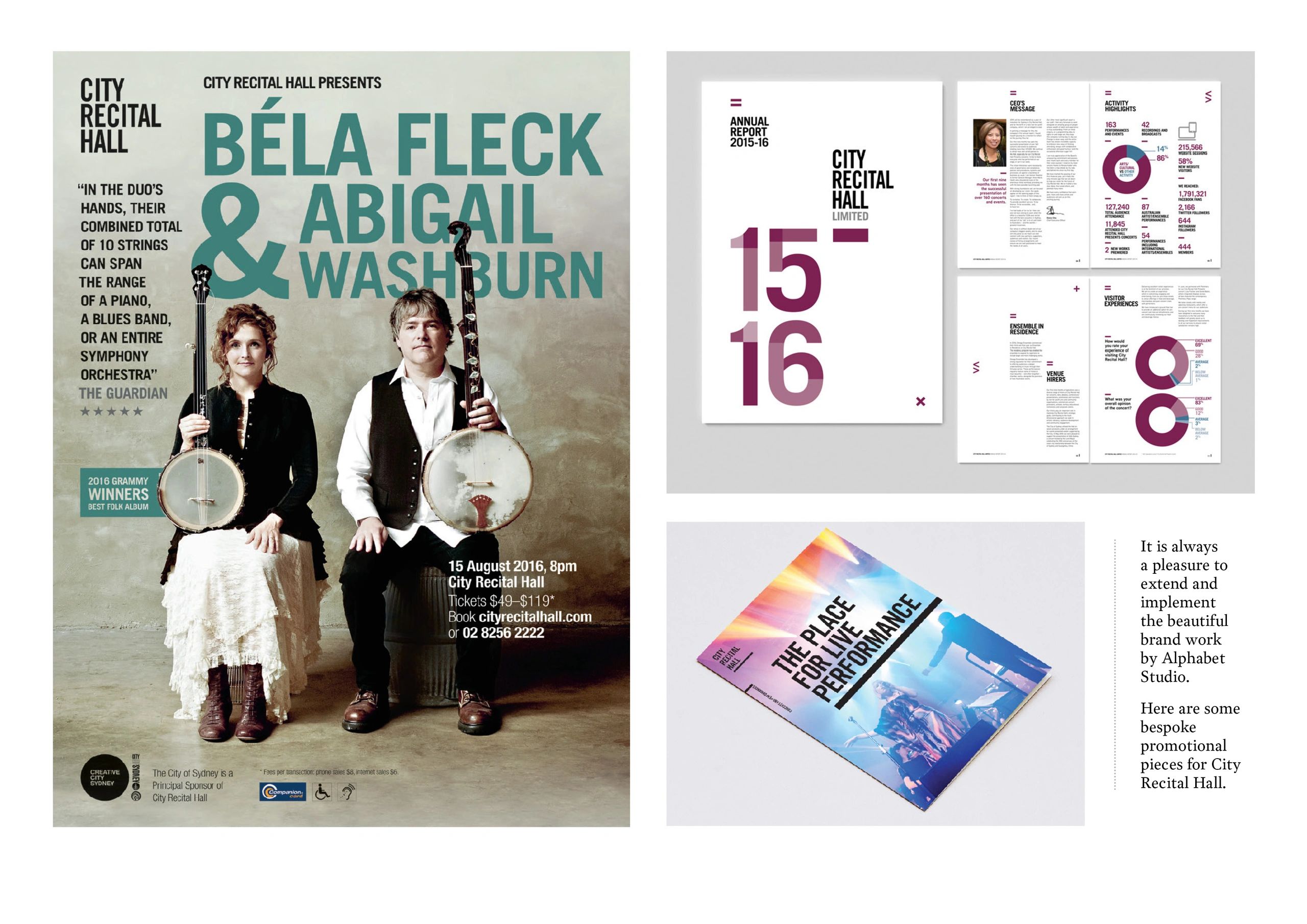 City Recital Hall promotional Material.