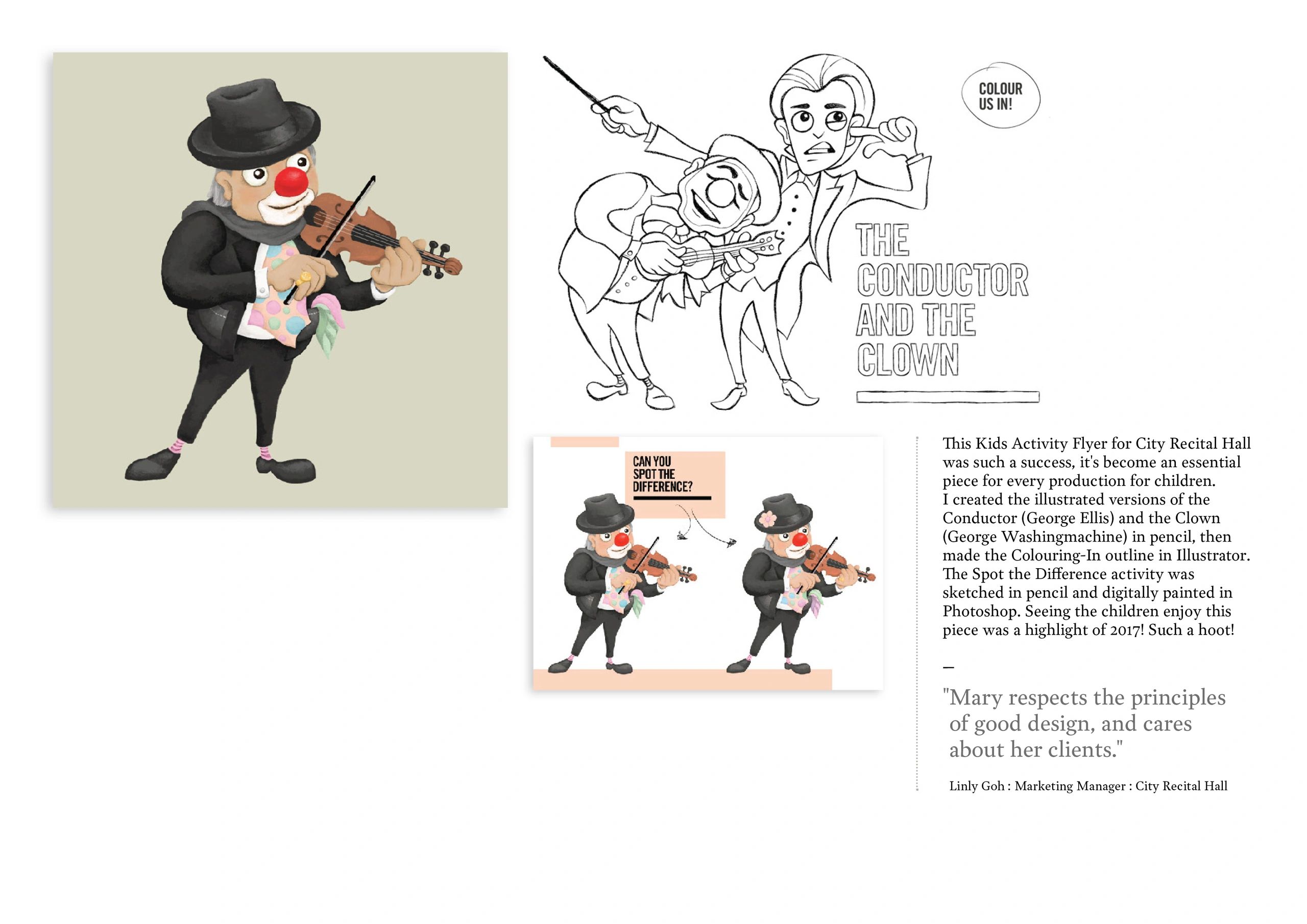 City Recital Hall, The Conductor and the Clown Flyer
