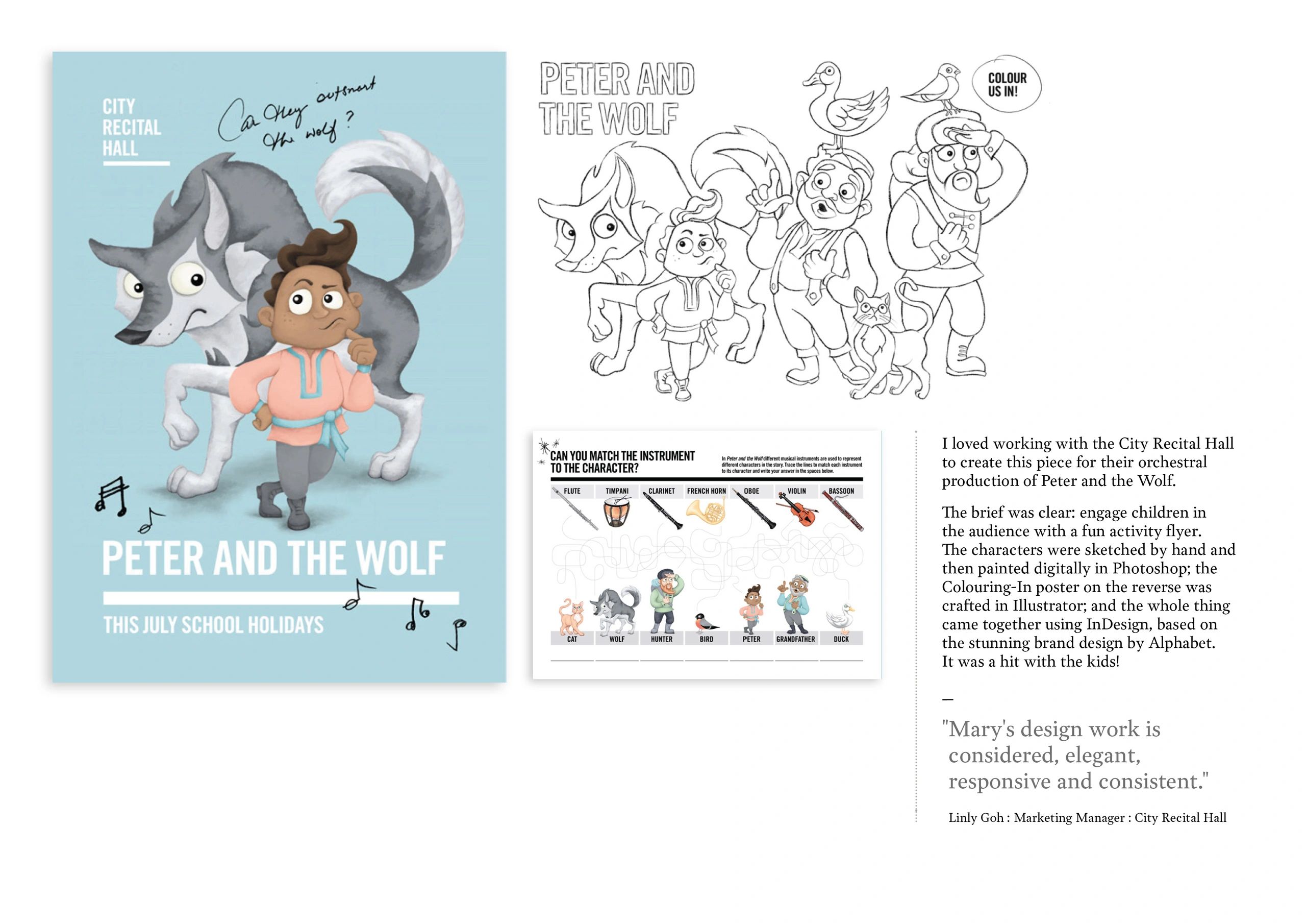 City Recital Hall, Peter and the Wolf Flyer