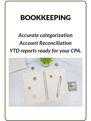 Monthly Bookkeeping