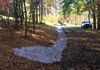 New Trap Rock Drainage Installed Along Steep Driveway