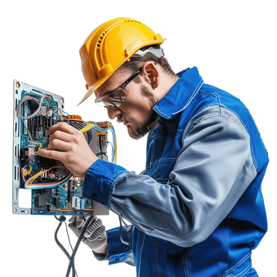 Tekonsite technician in action