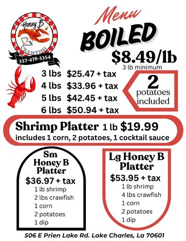 Current crawfish prices as of Feb 23,2026