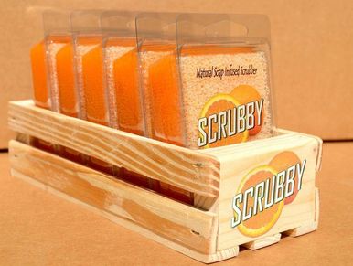 Tattered & Worn Scrubby soap