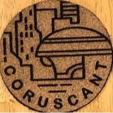 Coruscant (The Phantom Menace)
Each coaster is made from cork with a plastidip coating on the bottom