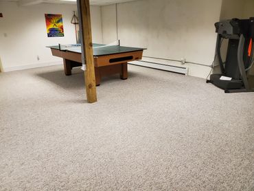 Deep Cleaning Basement Carpet