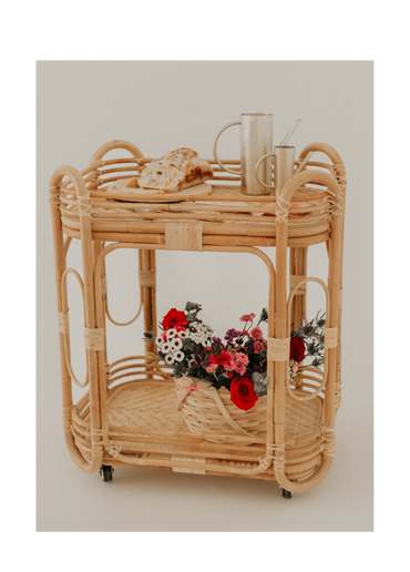 1 Bamboo bar cart
Available upon request