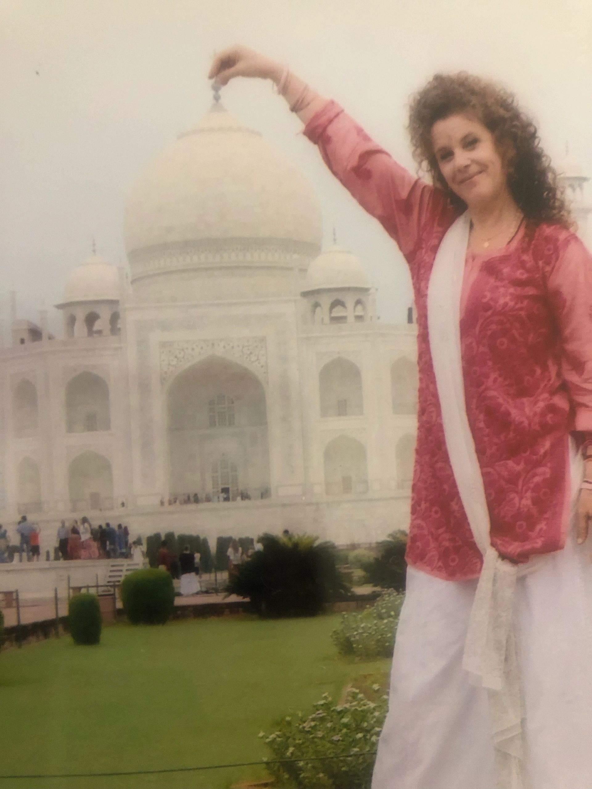 At the Taj Mahal - Alexandra Savithri Amba