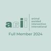 Animal Assisted Intervention international full member 2024 logo