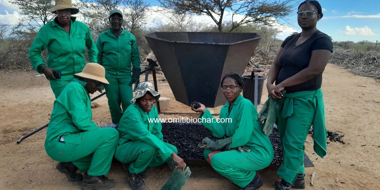 The Omiti Artisan Biochar Producers. © Omiti Biochar