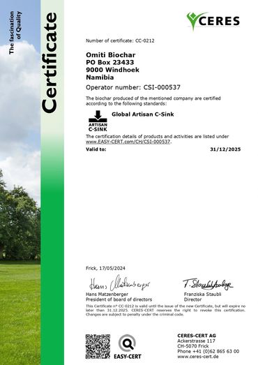 Ceres-Cert project certification