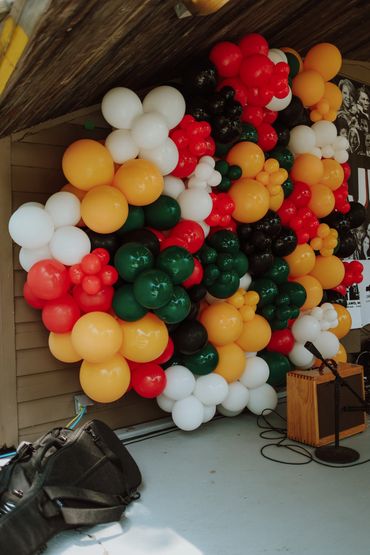 Corporation Event decoration.
Balloon decoartion