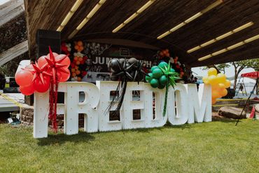 West Michigan balloon decorations.
Corporation decoration
event decorations