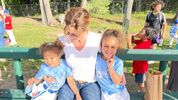 Group of family at a picnic