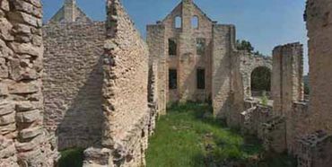 The castle ruins at the state park