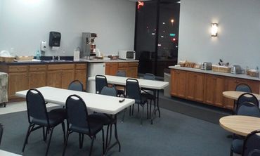 The event space at the resort