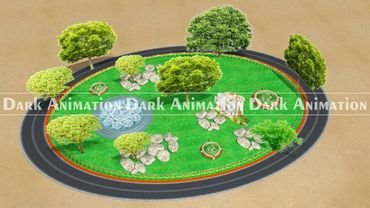animation image, 3d image, imagery, virtual image, 3d animation, garden design, imagination
