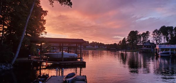 Beautiful sunset from the dock!