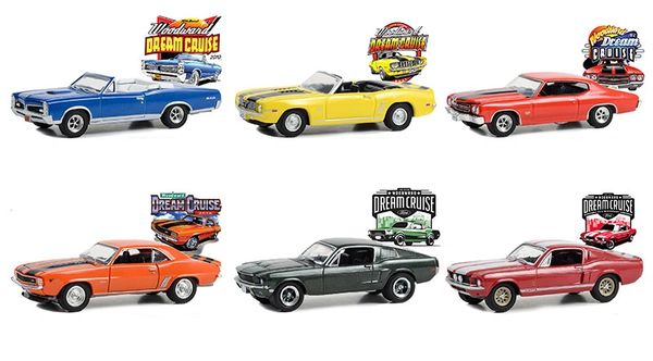 Greenlight (#37280-CASE) 1/64 Scale
New Item
Woodward Dream Cruise Series 1
6-Piece Set in a Non-Ret